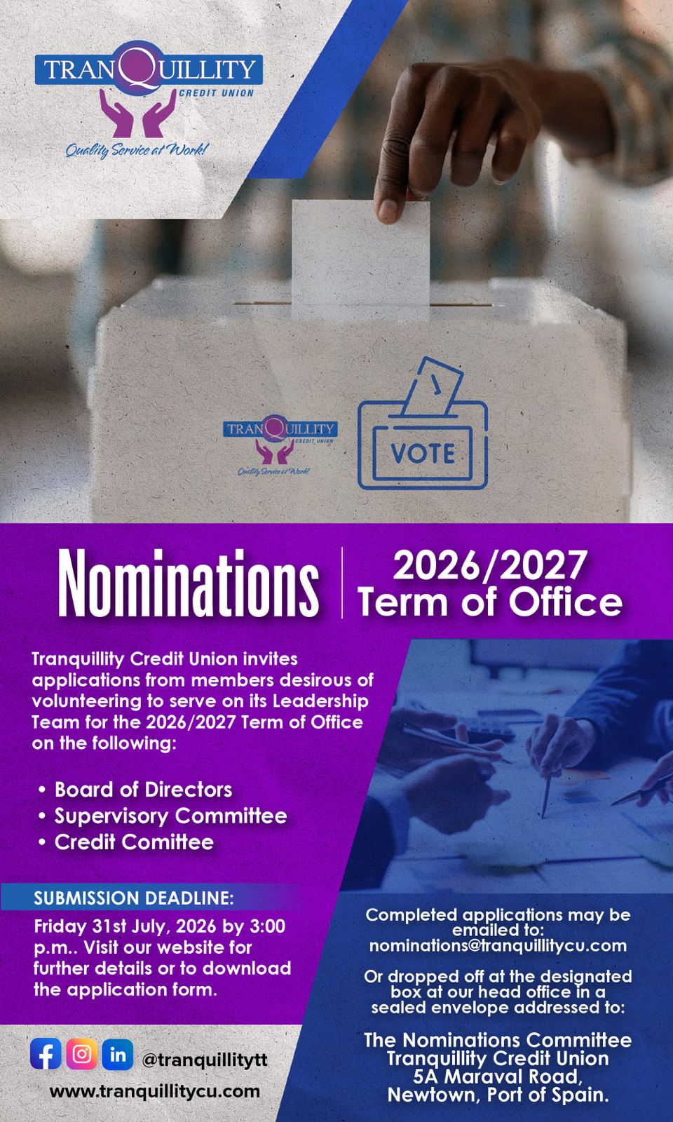 Nominations 2026